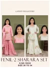 Fenil 10232 Ho Silk Embroidery Kids Girls Wear Sharara Suits